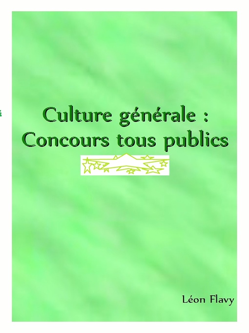 Cover image for CULTURE GENERALE PREPA HEC*****